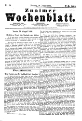 Znaimer Wochenblatt