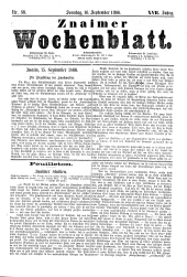 Znaimer Wochenblatt