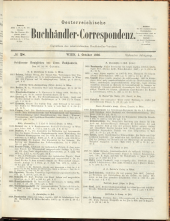 Oesterreichische Buchhändler-Correspondenz