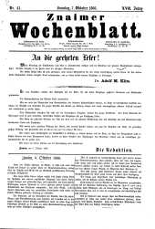 Znaimer Wochenblatt