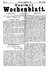 Znaimer Wochenblatt