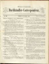 Oesterreichische Buchhändler-Correspondenz