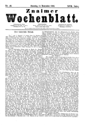 Znaimer Wochenblatt