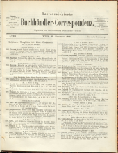 Oesterreichische Buchhändler-Correspondenz