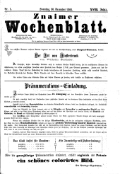 Znaimer Wochenblatt