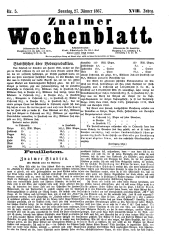 Znaimer Wochenblatt