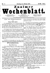 Znaimer Wochenblatt