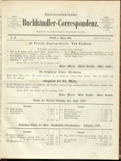 Oesterreichische Buchhändler-Correspondenz