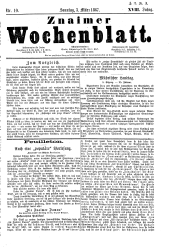 Znaimer Wochenblatt