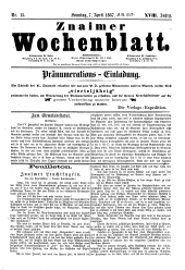 Znaimer Wochenblatt