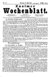 Znaimer Wochenblatt