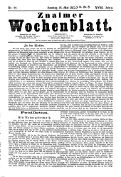 Znaimer Wochenblatt