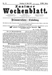 Znaimer Wochenblatt