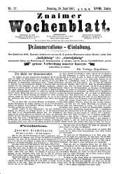 Znaimer Wochenblatt