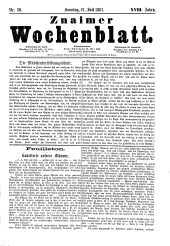 Znaimer Wochenblatt