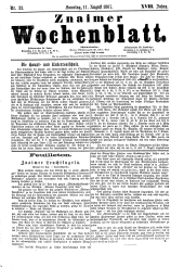 Znaimer Wochenblatt