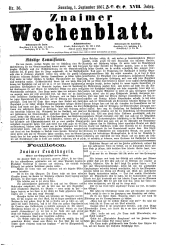 Znaimer Wochenblatt