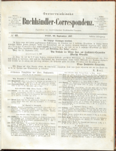 Oesterreichische Buchhändler-Correspondenz