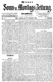 Wiener Sonn- und Montags-Zeitung