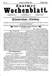 Znaimer Wochenblatt