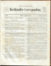 Oesterreichische Buchhändler-Correspondenz