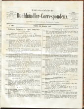 Oesterreichische Buchhändler-Correspondenz