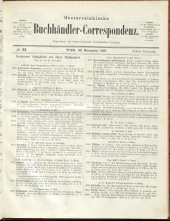 Oesterreichische Buchhändler-Correspondenz