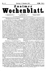 Znaimer Wochenblatt