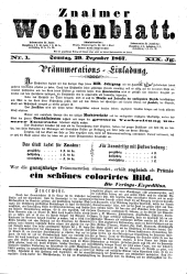 Znaimer Wochenblatt