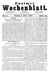 Znaimer Wochenblatt