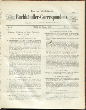 Oesterreichische Buchhändler-Correspondenz