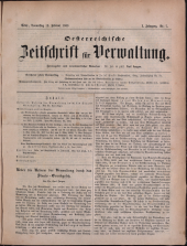 Österreichische Zeitschrift für Verwaltung