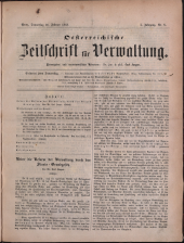 Österreichische Zeitschrift für Verwaltung