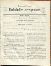 Oesterreichische Buchhändler-Correspondenz