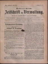 Österreichische Zeitschrift für Verwaltung