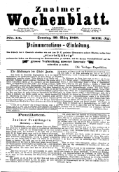 Znaimer Wochenblatt