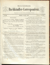 Oesterreichische Buchhändler-Correspondenz