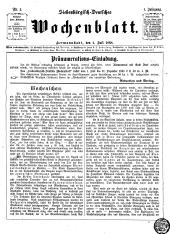 Siebenbürgisch-Deutsches Wochenblatt