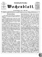 Siebenbürgisch-Deutsches Wochenblatt