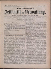 Österreichische Zeitschrift für Verwaltung