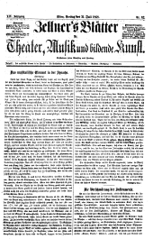 Blätter für Musik, Theater und Kunst