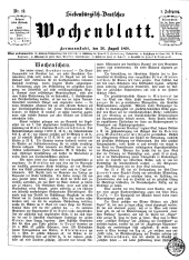 Siebenbürgisch-Deutsches Wochenblatt