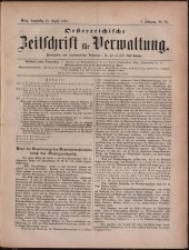 Österreichische Zeitschrift für Verwaltung