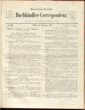 Oesterreichische Buchhändler-Correspondenz