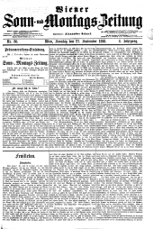 Wiener Sonn- und Montags-Zeitung