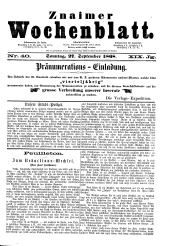 Znaimer Wochenblatt