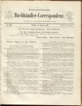 Oesterreichische Buchhändler-Correspondenz