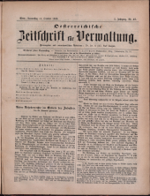 Österreichische Zeitschrift für Verwaltung