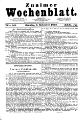 Znaimer Wochenblatt