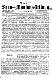 Wiener Sonn- und Montags-Zeitung
